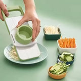 5in1 Vegetable Stainless Steel Cutter (with Box Packing)