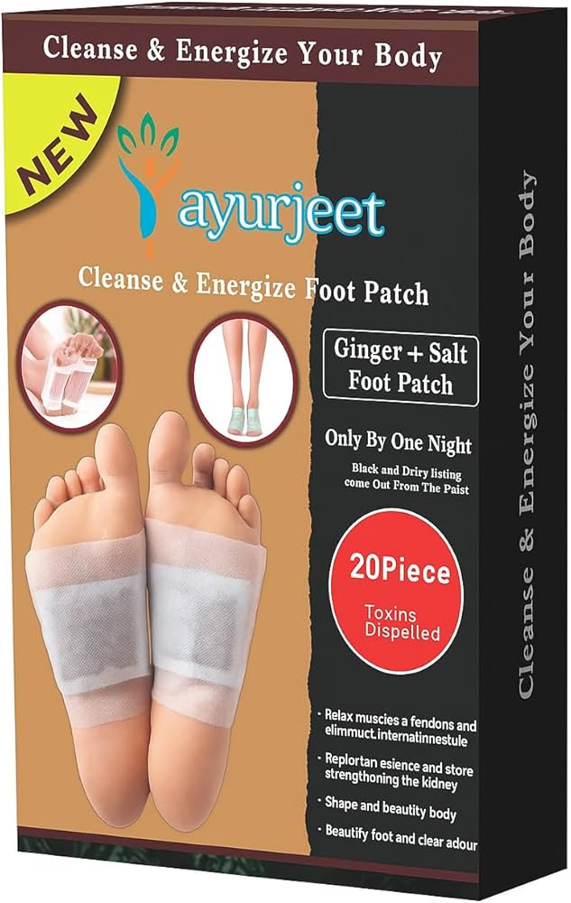Detox Foot Patches (Pack of 20) | Deep Cleansing Foot Patch |