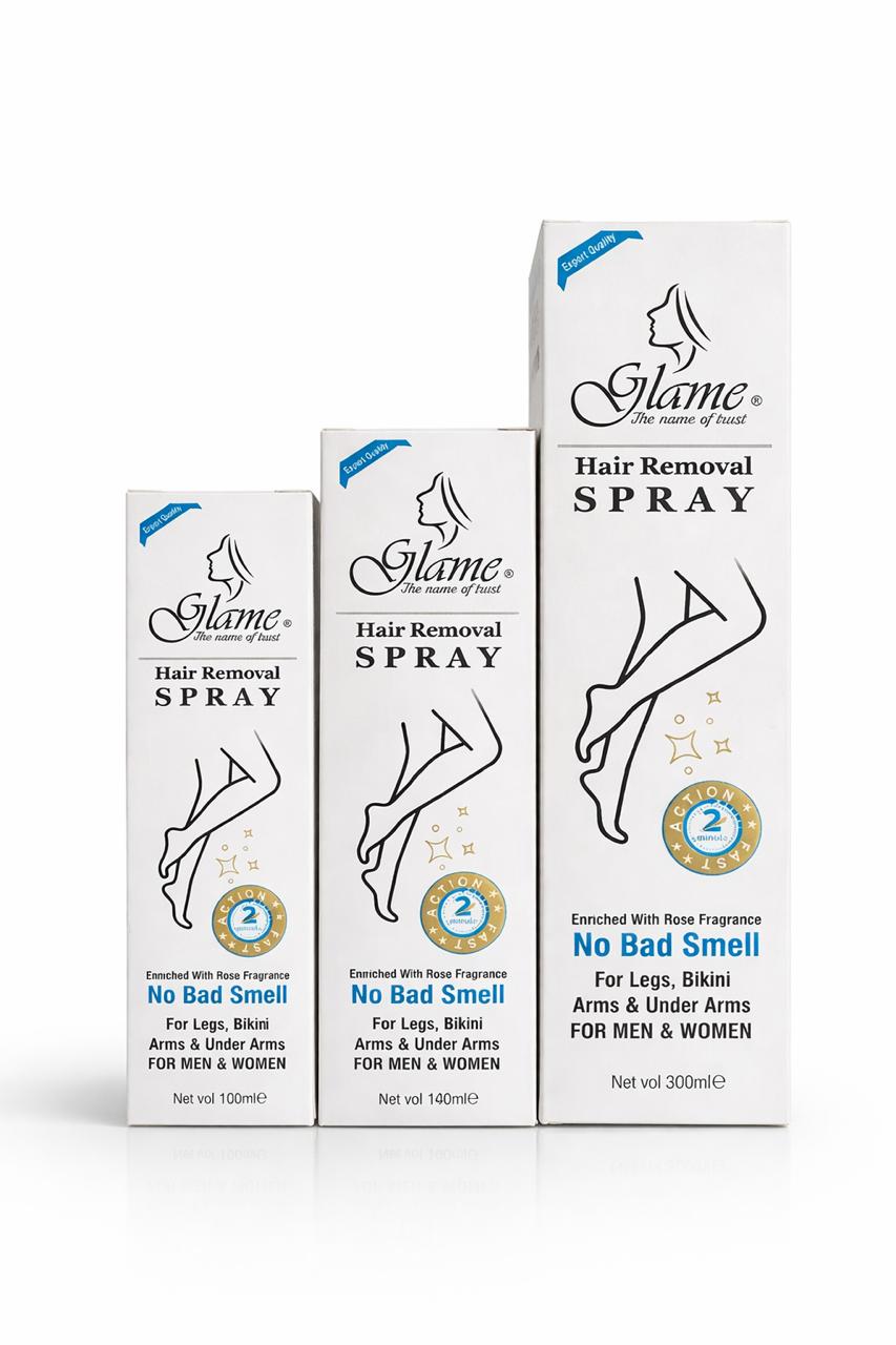 Glame Hair Removal Spray for Men and Women