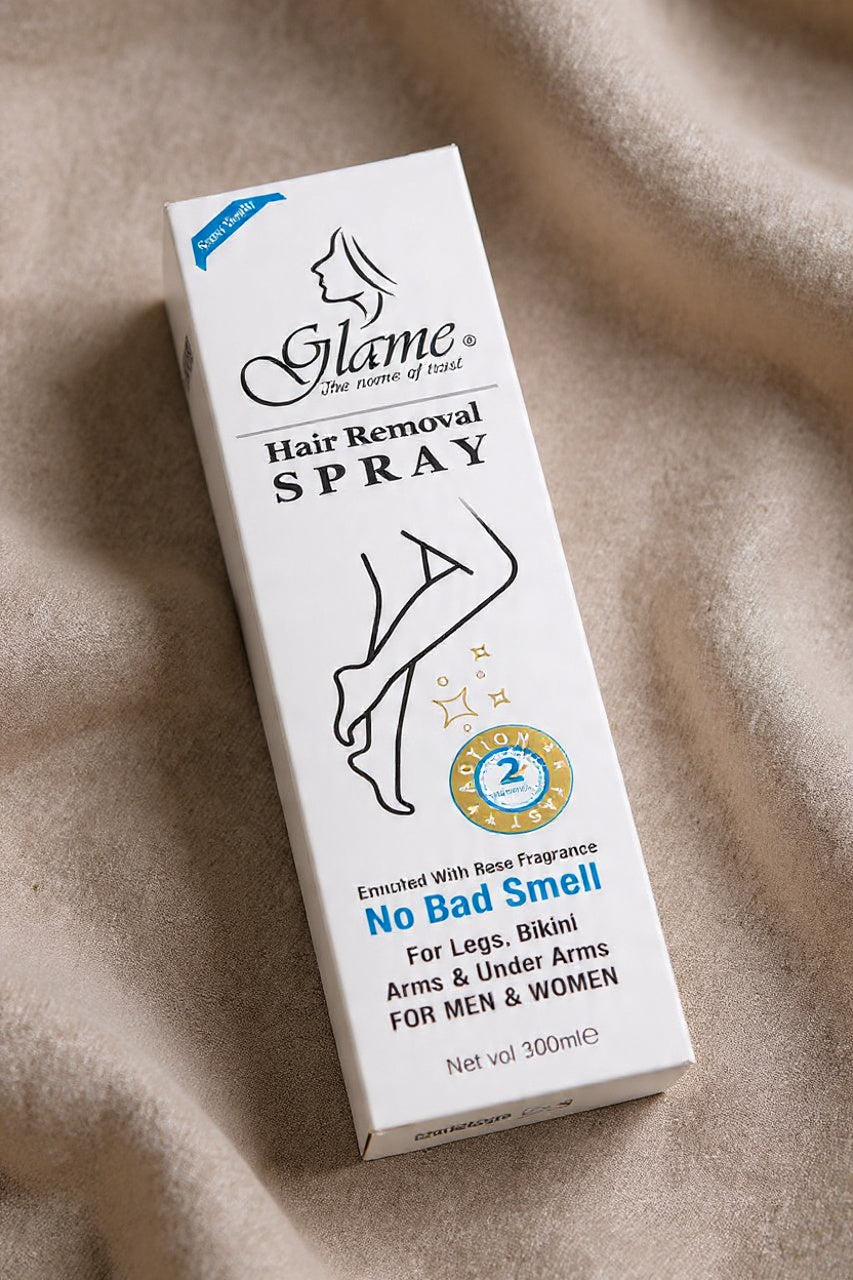 Glame Hair Removal Spray for Men and Women