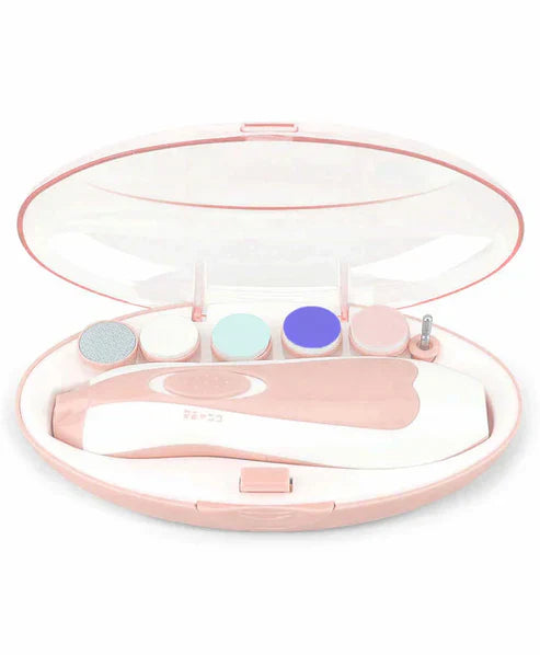 6 in1 Baby Electric Nail Trimmer For Kids - Newborn to Adult Portable Versatile Newborn Toddler Nail Care Clipper Toes Fingernails Care Trimmer Set