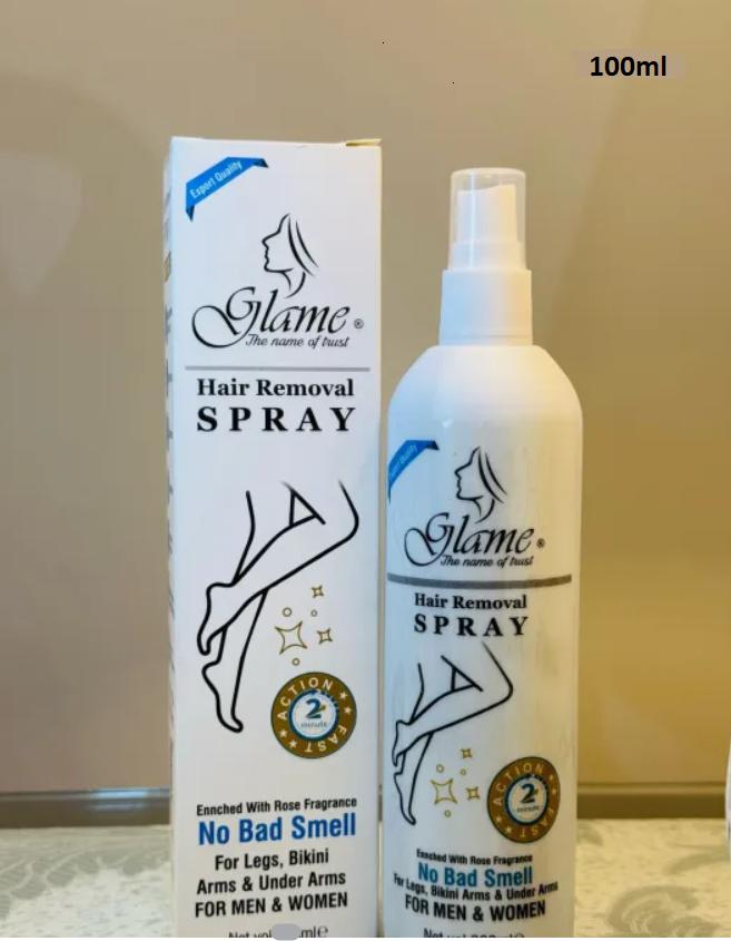 Glame Hair Removal Spray for Men and Women
