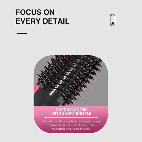 3 in 1 Hot Air Brush Hair Dryer & Styler
